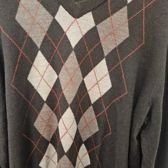 Men's Argle Long Sleeve 100% Merino Wool, Size XL - Picture 6 of 6